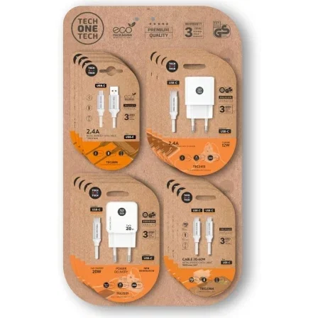 Tech One Tech Expositor EKO MINI de 16 productos con 4 ganchos EKO 400801 Tech One Tech Expositor EKO MINI de 16 productos con 4 ganchos EKO 400801